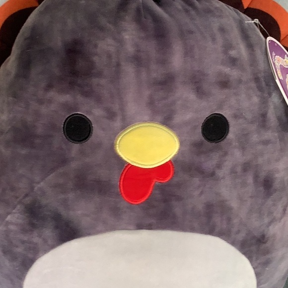 KELLYTOY SQUISHMALLOWS Gray 16” Terry Turkey Plush 2021 Thanksgiving OS - Picture 3 of 13